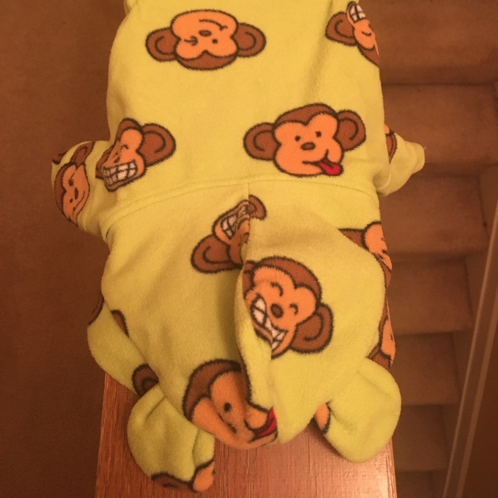 Doggie pjs with monkeys